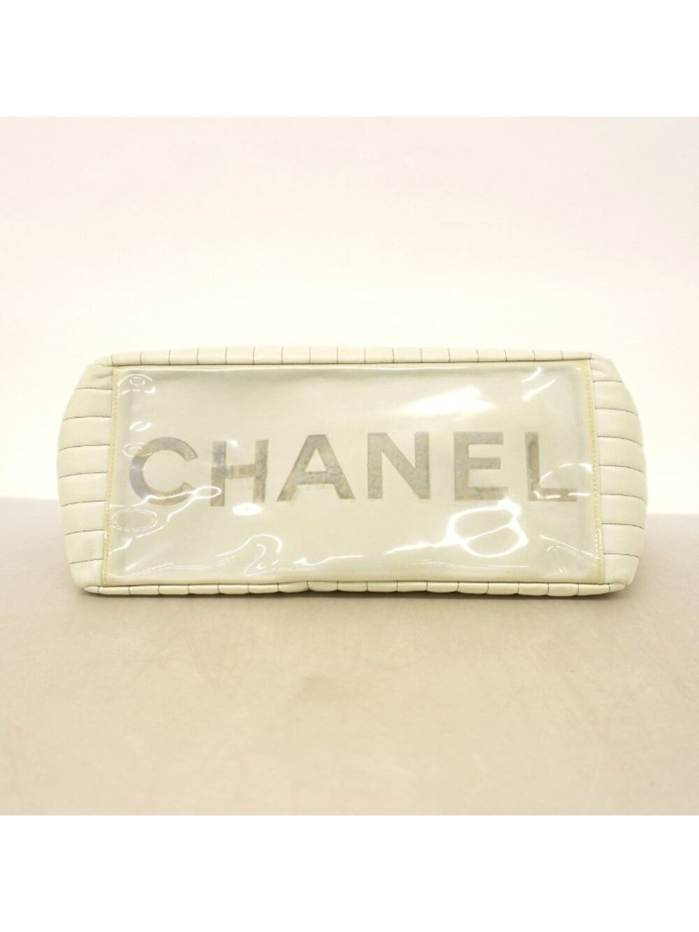 Chanel Chain Tote New Mademoiselle Lambskin Pale Green Silver - Picture 3 of 10